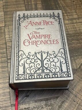 collectible leatherbound edition of "The Vampire Chronicles" by Anne Rice
